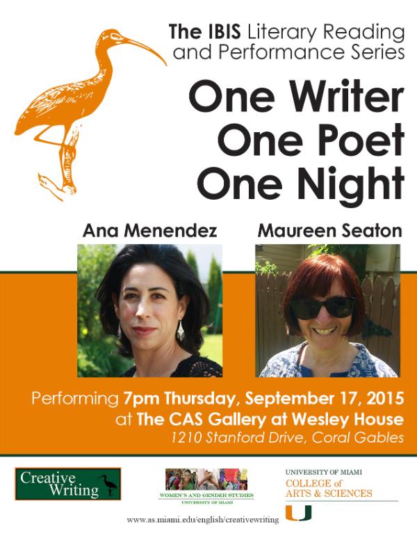 Ibis Literary Reading and Performance Series 2017-18